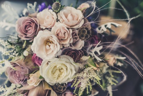 a bouquet of flowers 